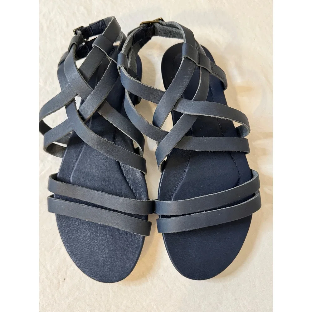 Teva Elzada Sandal Web Navy Blue Strappy Gladiator Comfort Walking Sandals 7.5